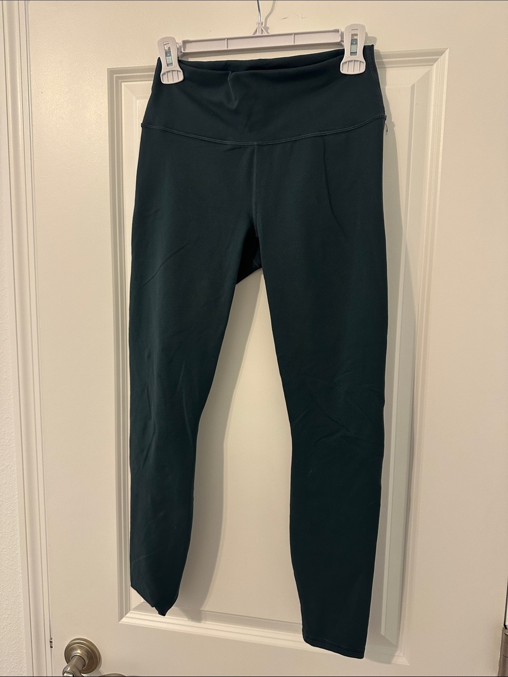 Dark Green Fabletics Powerhold High-Waist Active Leggings - Picture 3 of 5